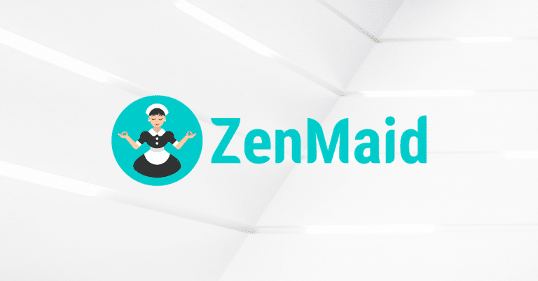 ZenMaid logo on white background