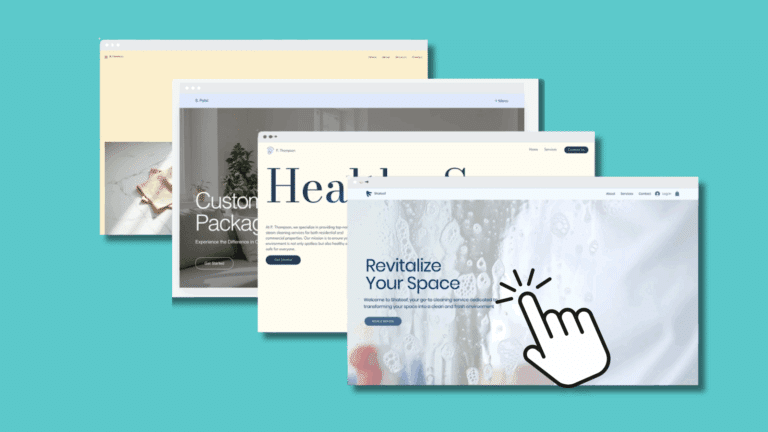 five best website builders cleaning businesses 2025