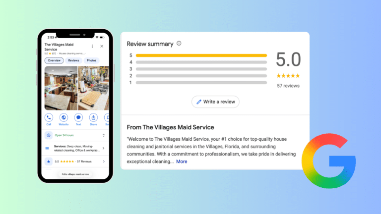 How to Optimize Your Google Business Profile for a Cleaning Company