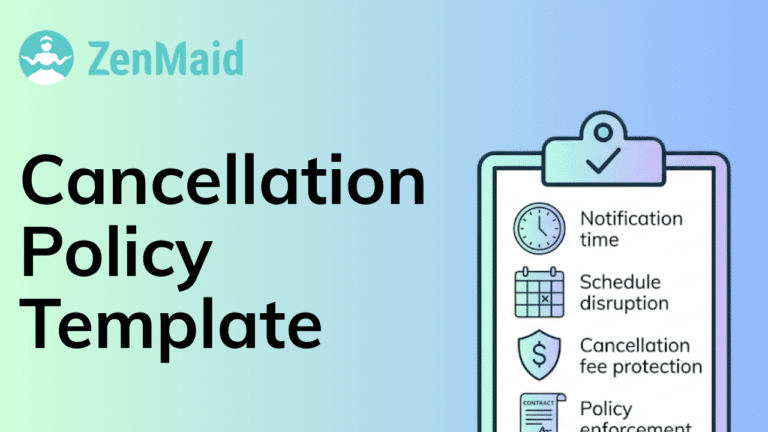 What Your Cleaning Business Needs in a Cancellation Policy