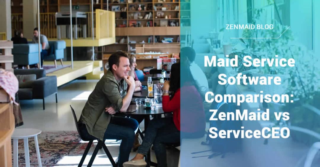 Maid Service Software Comparison ZenMaid vs ServiceCEO Facebook Cover