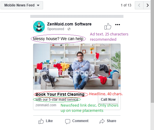 how to advertise your maid service on facebook for 35 zenmaid com how to write a house cleaning ad